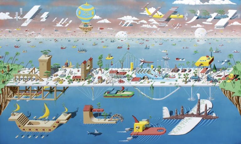 Camille Adra - Pont temporel 97x195